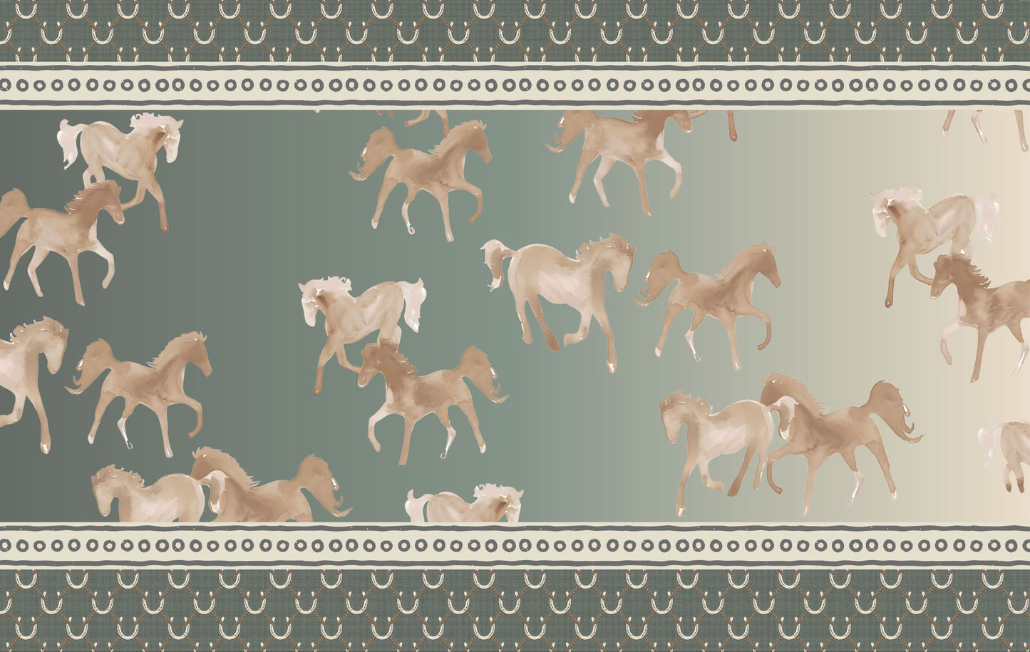 Falda ride degradado verde