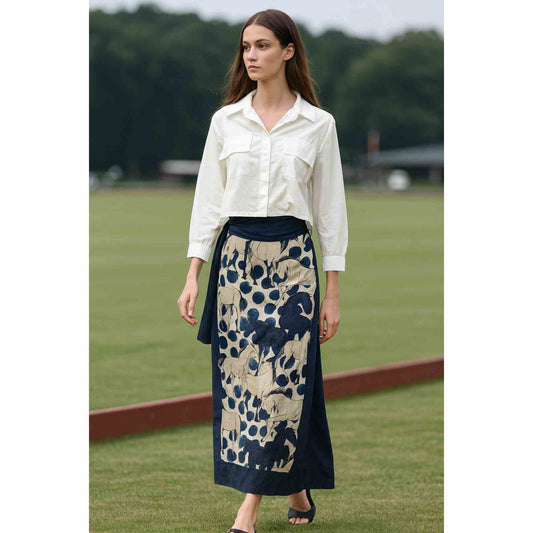 Falda caballos y puntos