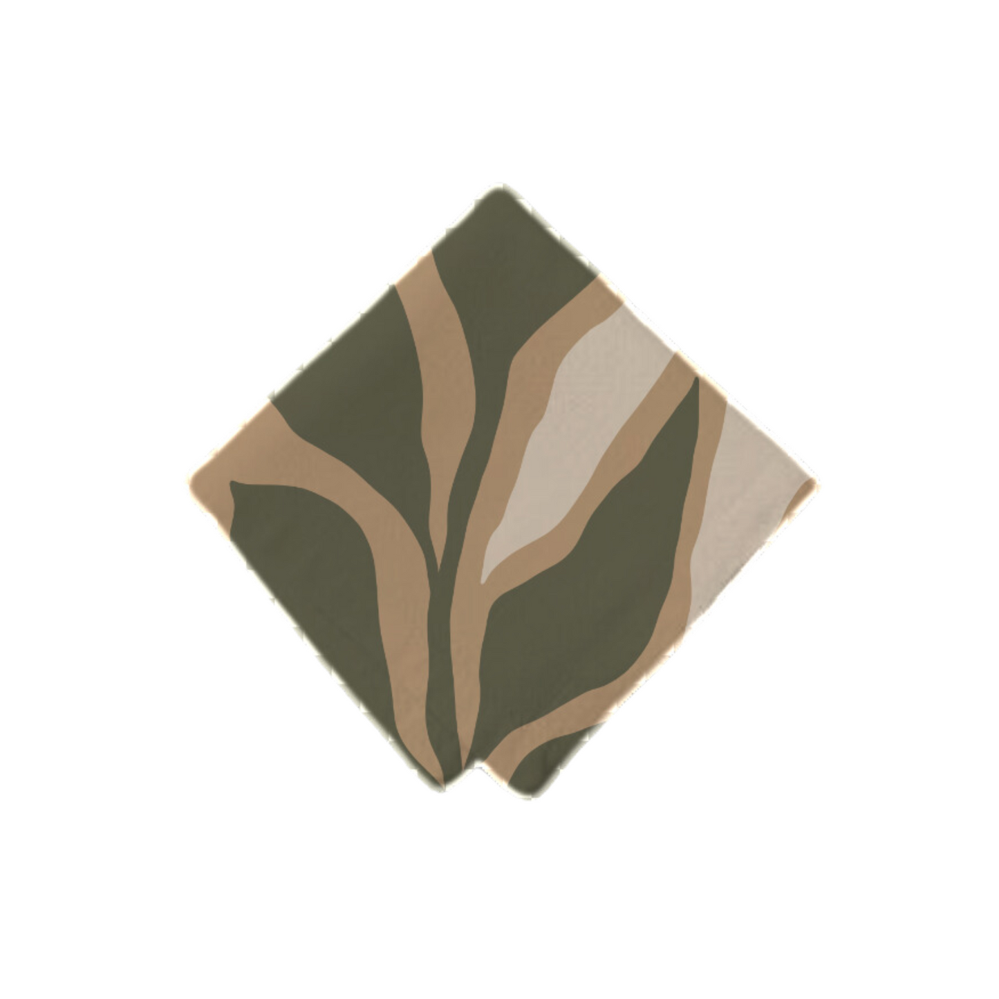 Servilleta -colección Home 2025- Naturaleza abstracta verde