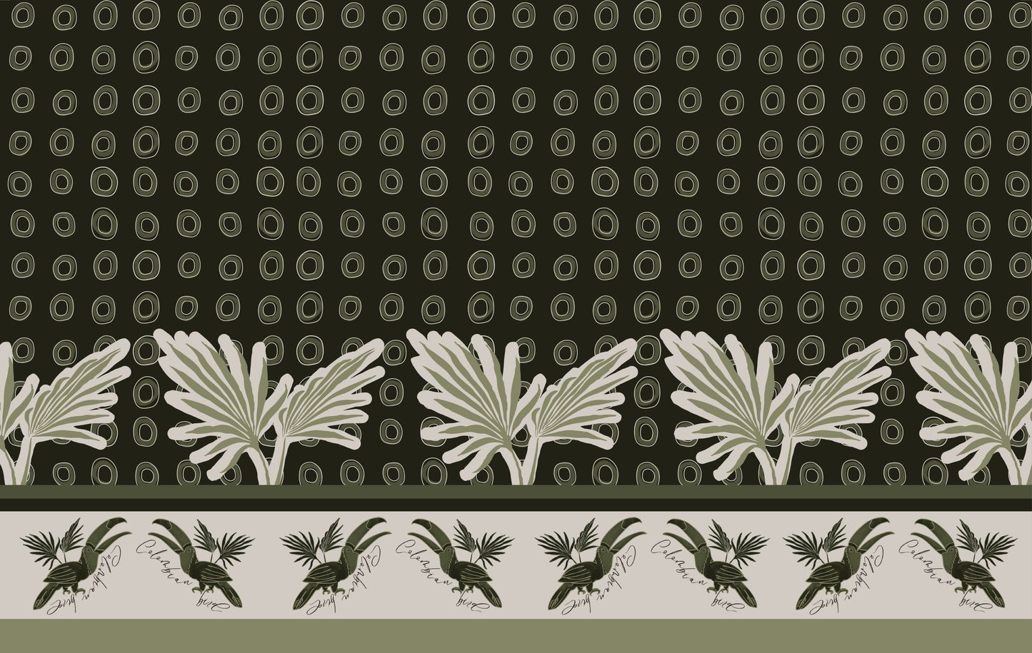 Falda tucán y hojas