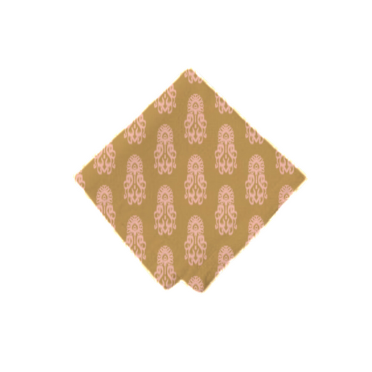 Servilleta -colección Home 2025- Loras en la palma -Damask