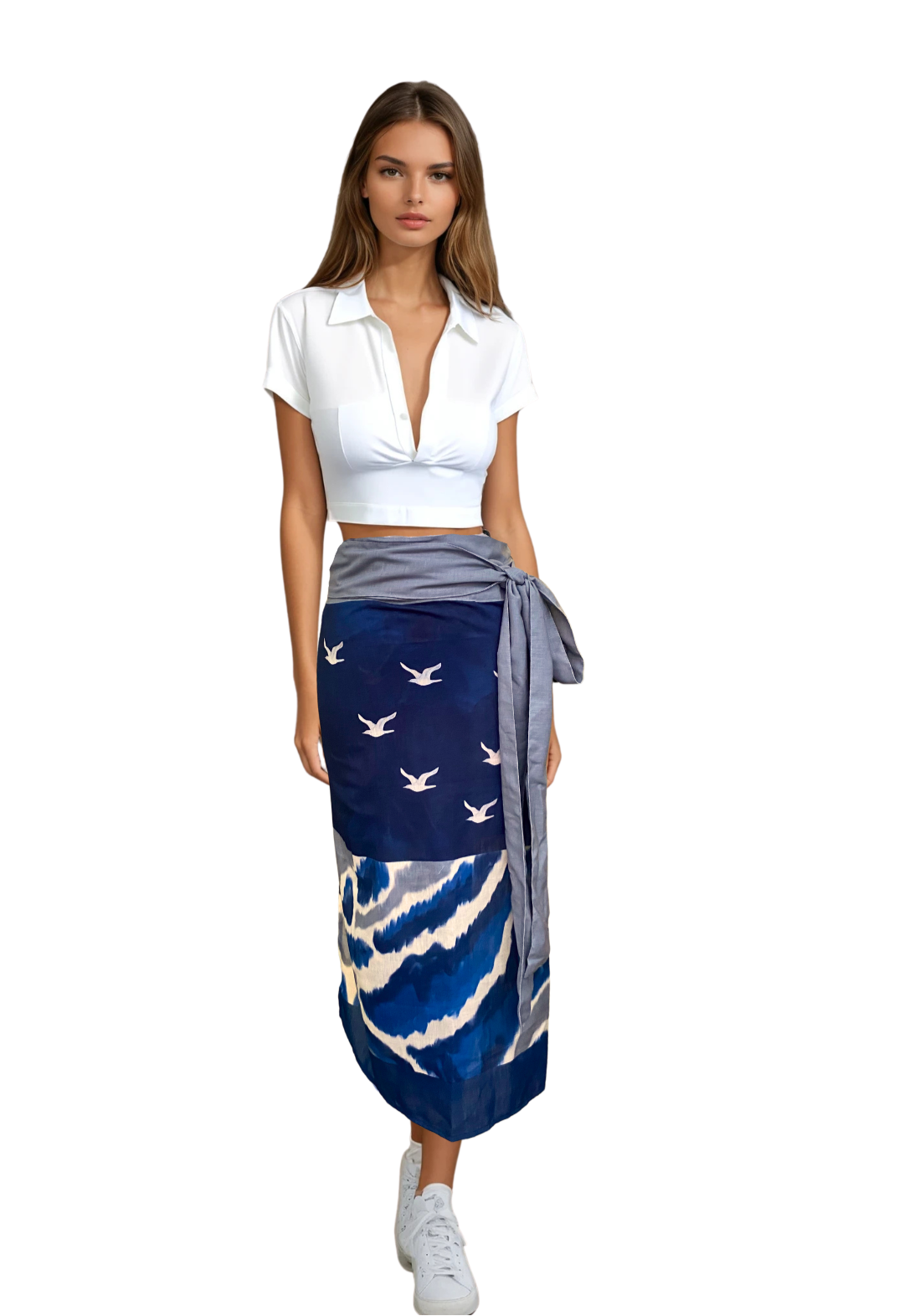 Falda azul aves