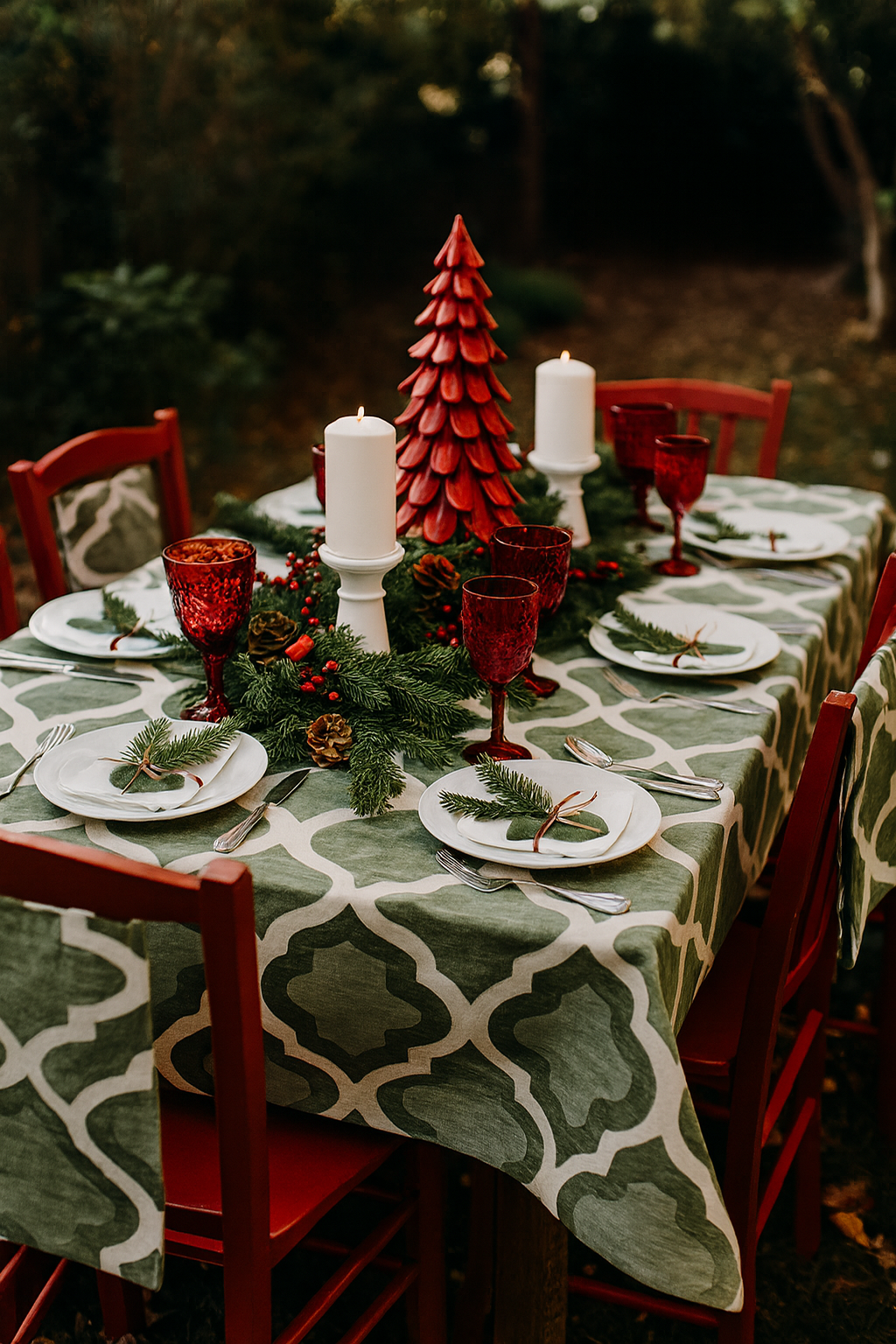 Mantel - Colección Navidad - rombos