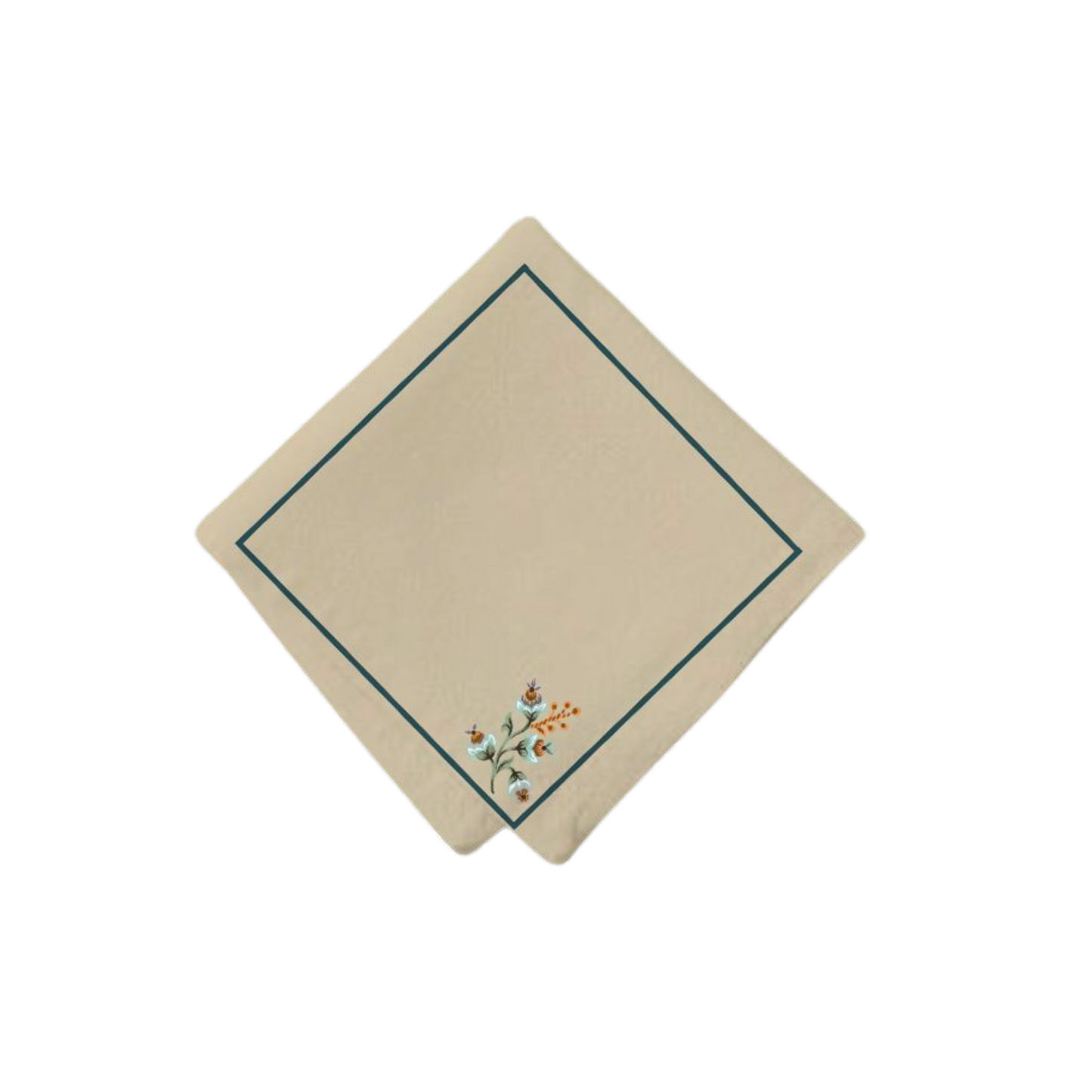 Servilleta -colección Home 2025- Día de la madre - Hojas azul y terracota