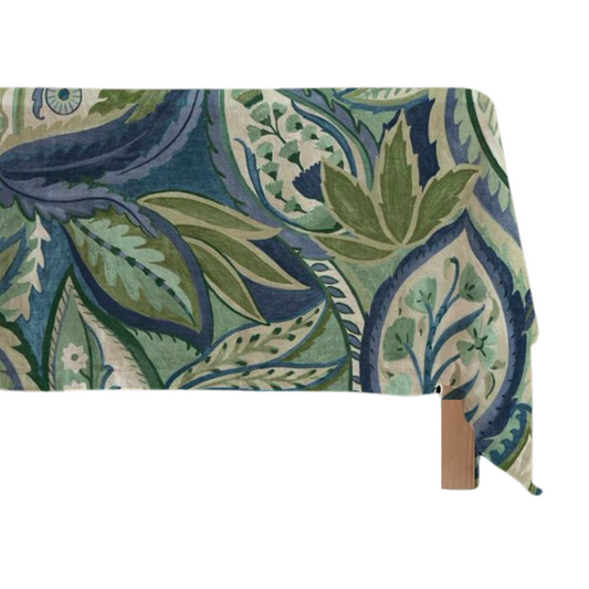 Mantel Colección Home 2025-Día de la madre-hojas azules