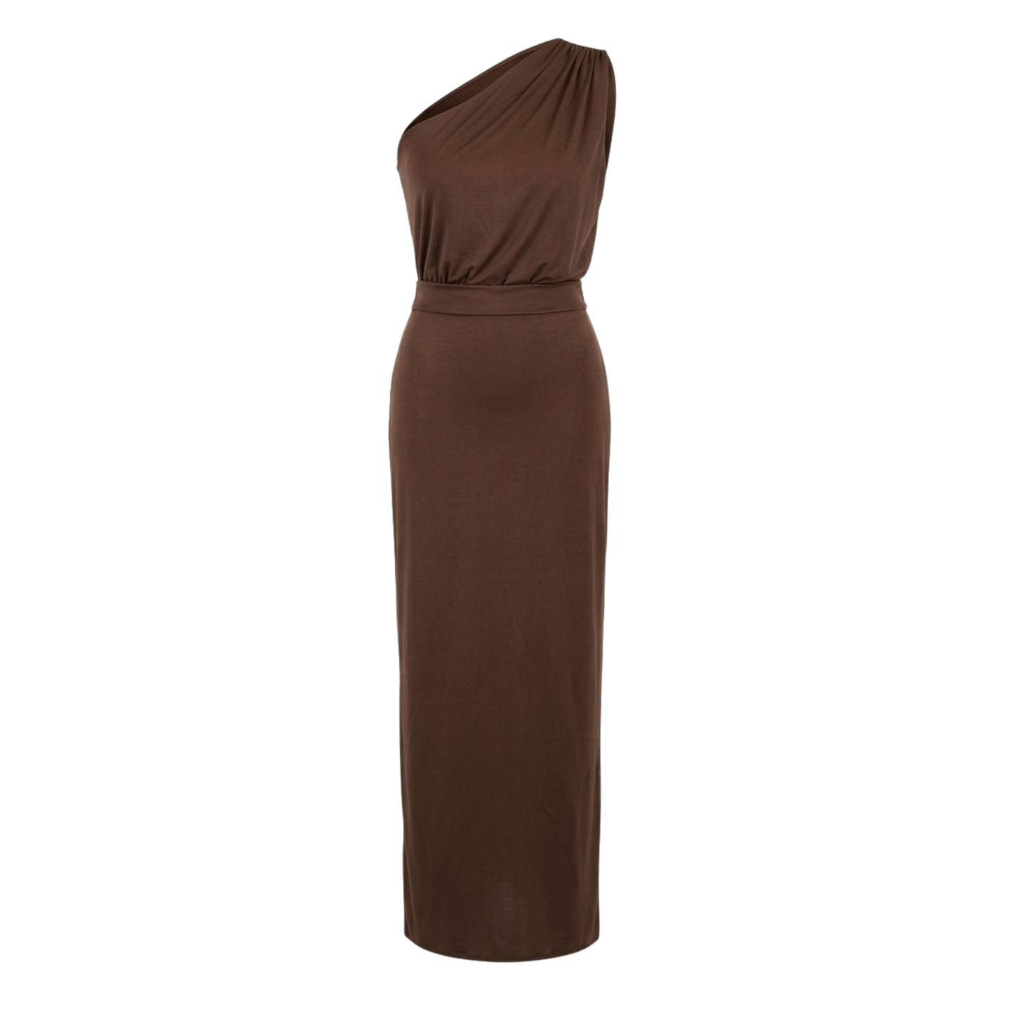 Colección vestidos- vestido café fajon bolero