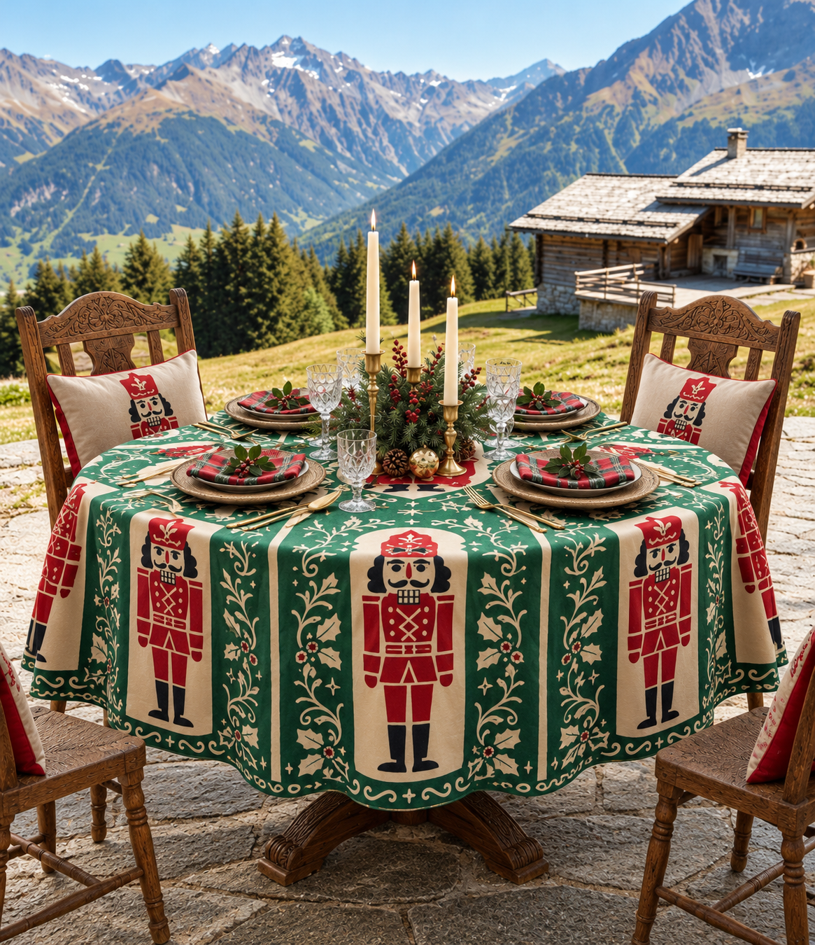 Mantel - Colección Navidad - cascanueces