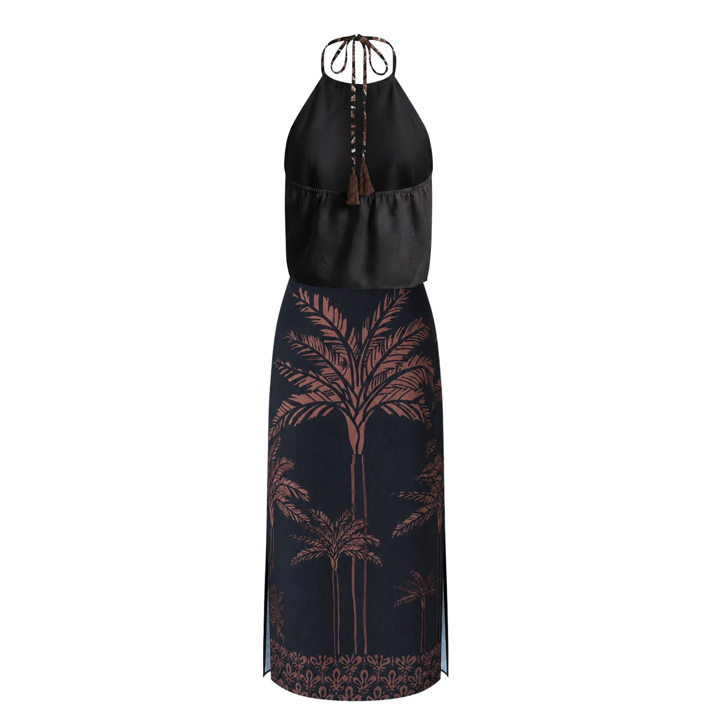 Colección vestidos- conjunto blusa doble faz