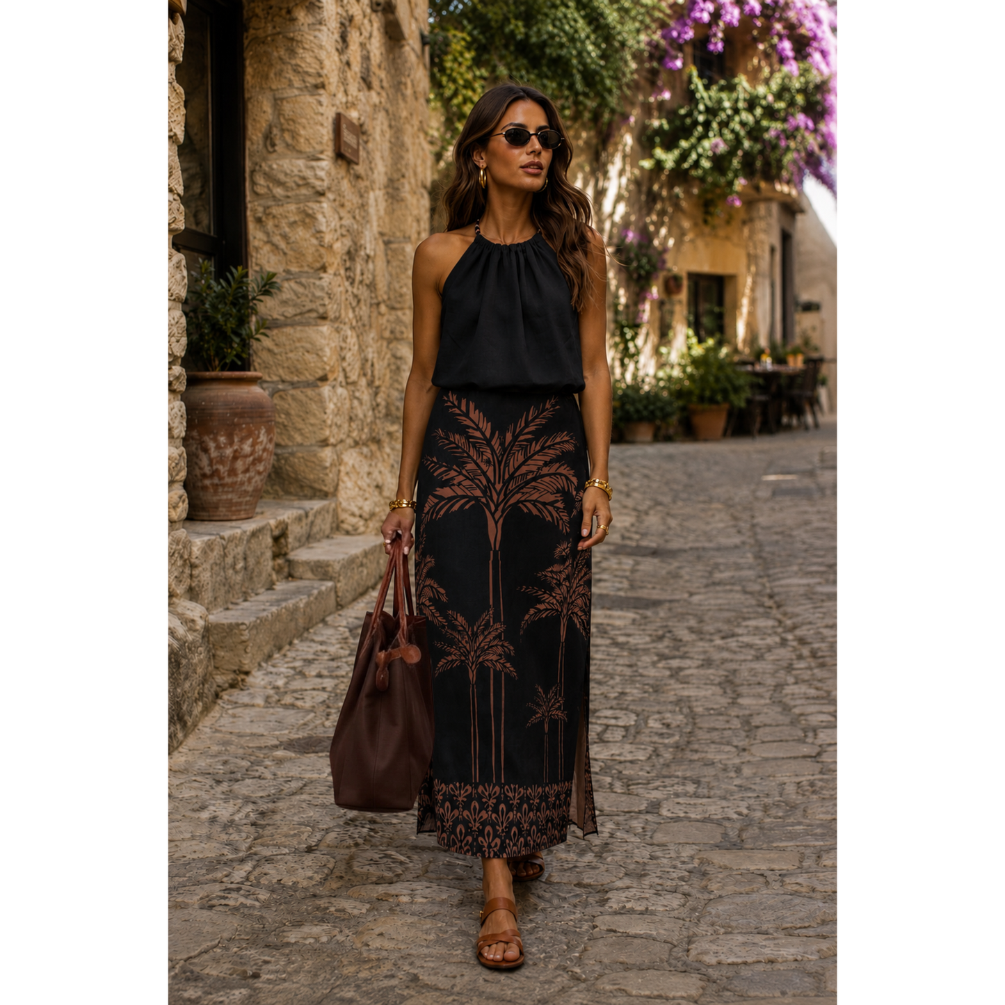 Colección vestidos- conjunto blusa doble faz
