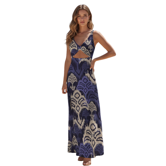 Colección vestidos- vestido Ikat palm