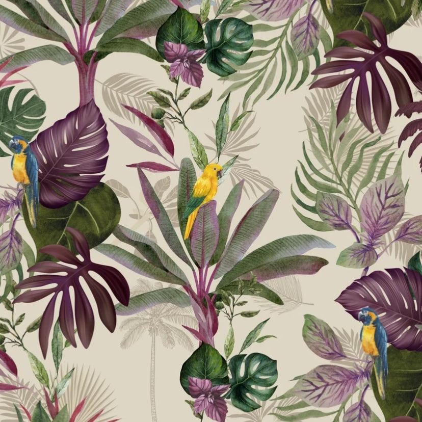 kimono loros uva