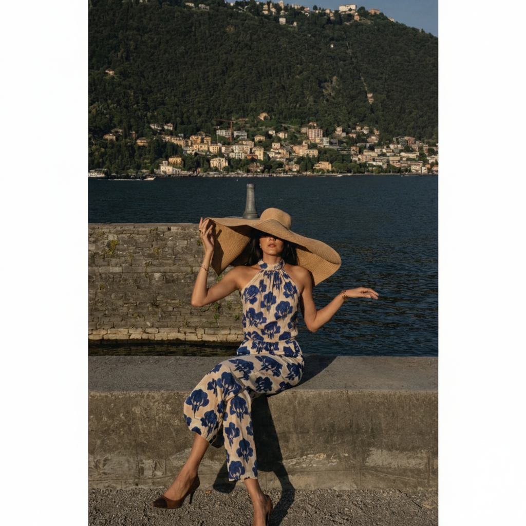 Colección vestidos- conjunto azul