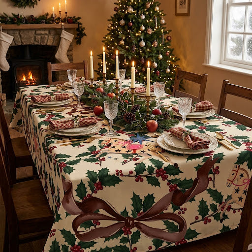 Mantel - Colección Navidad - caballitos