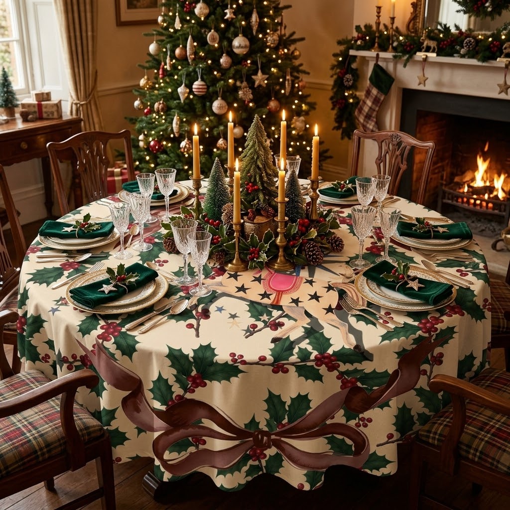 Mantel - Colección Navidad - caballitos