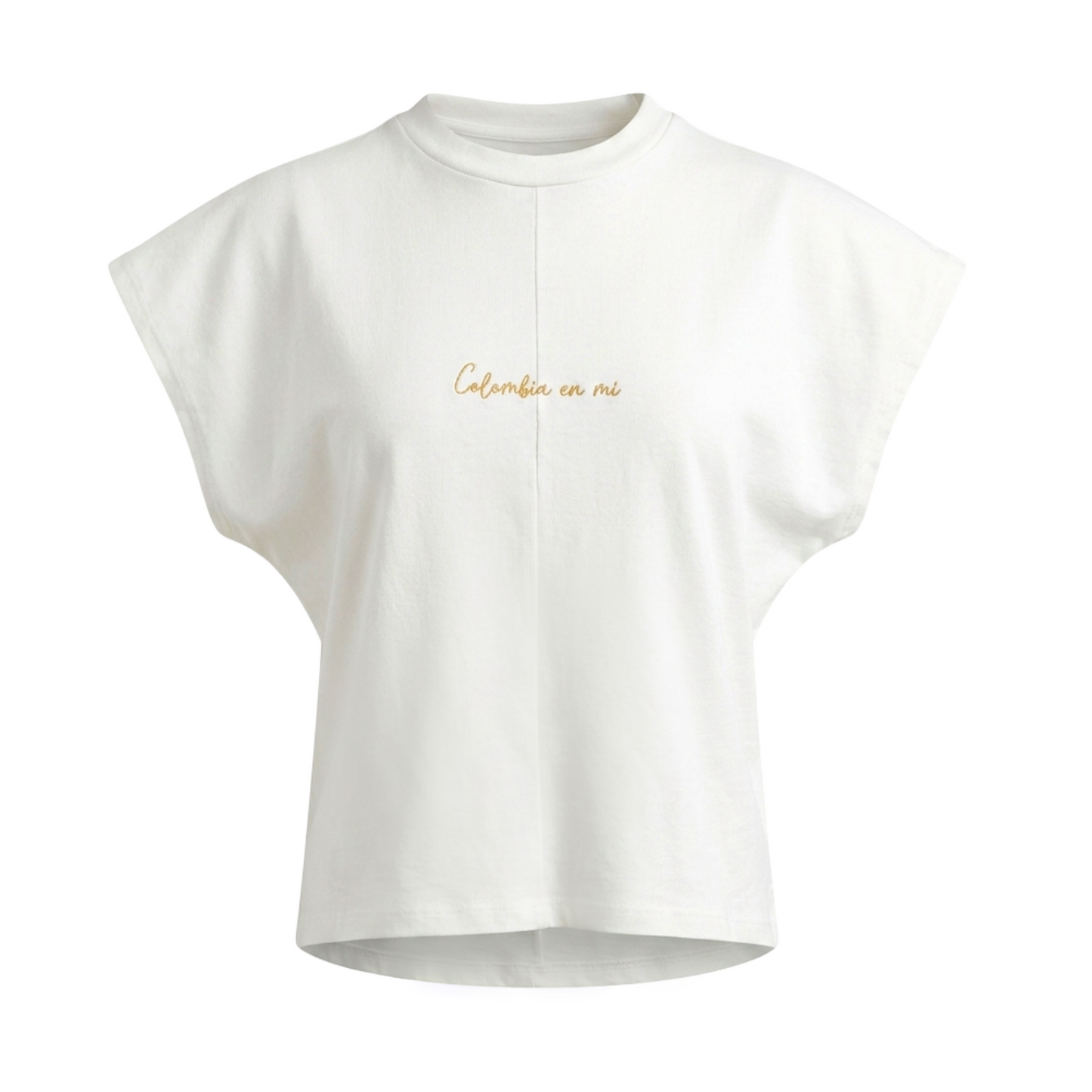 Colección vestidos - camiseta bordada algodón peruano