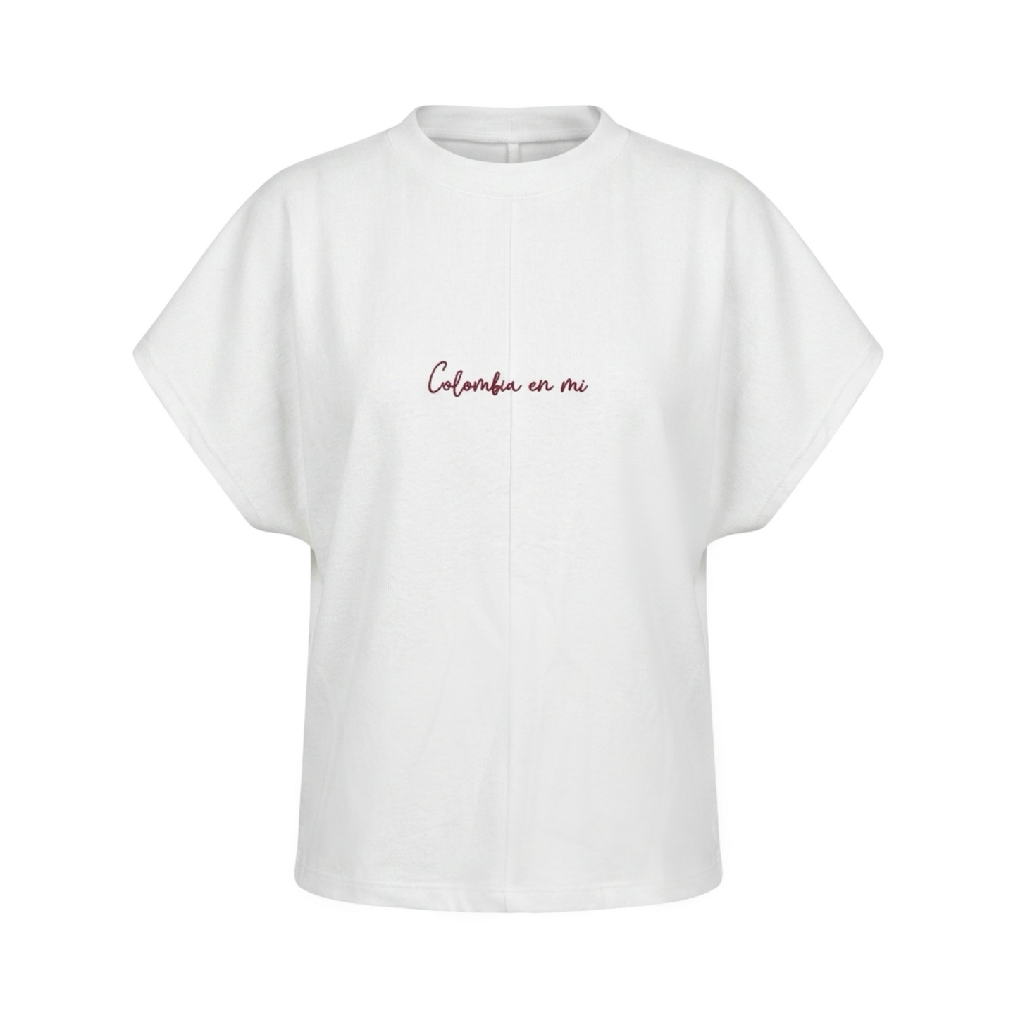 Colección vestidos - camiseta bordada algodón peruano