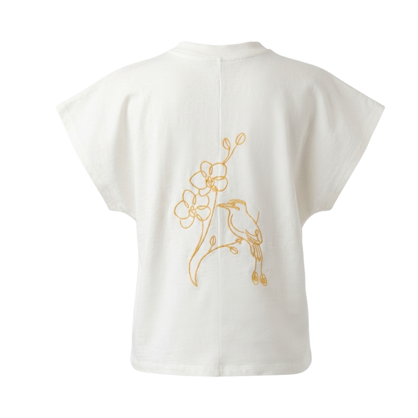 Colección vestidos - camiseta bordada algodón peruano