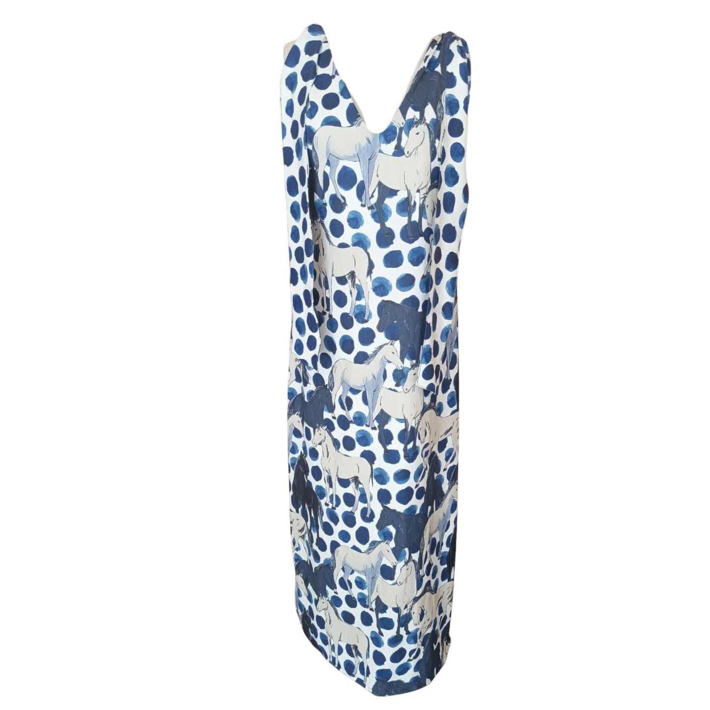 Colección vestidos- caballos y puntos