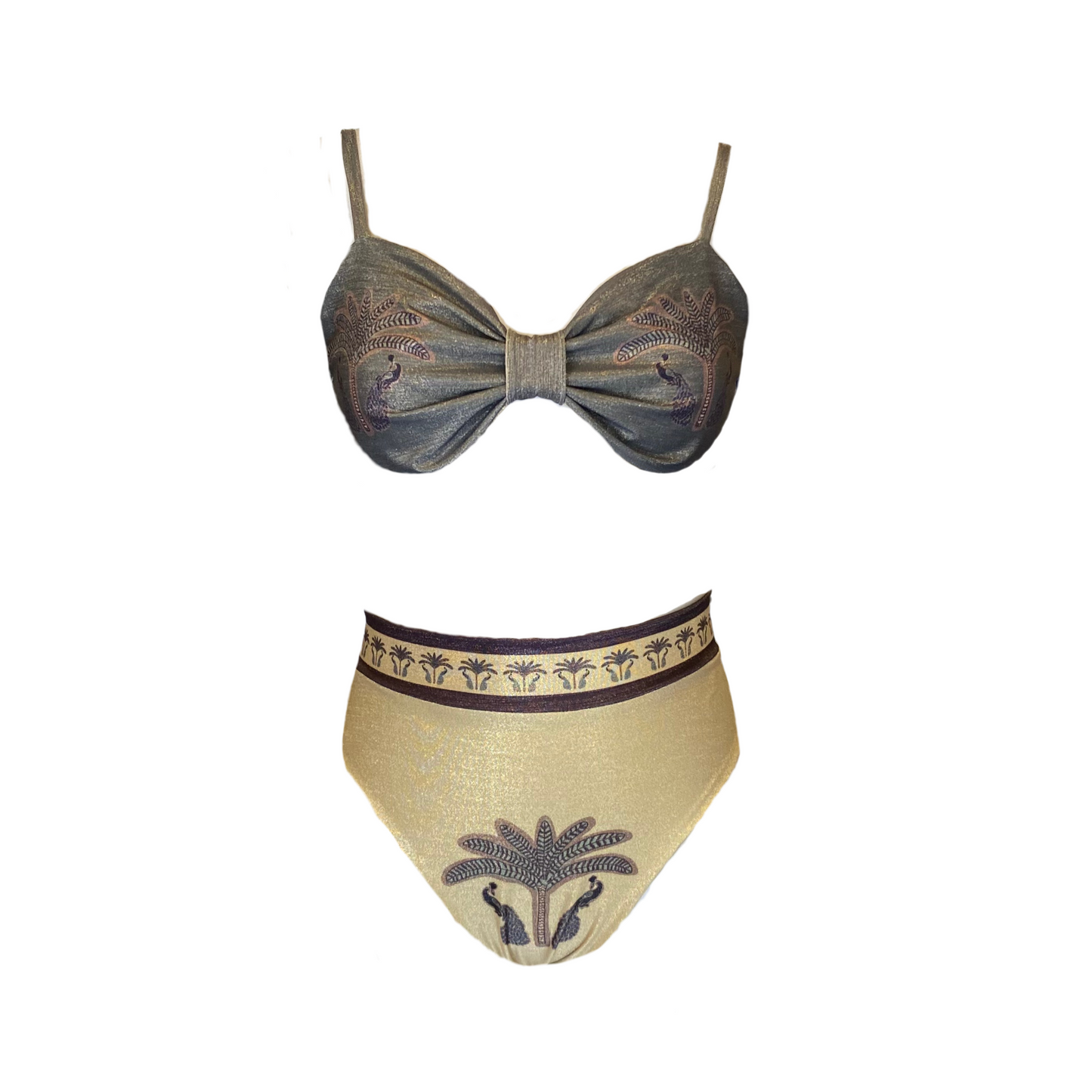 Colección bikinis- Bikini completo pavos reales