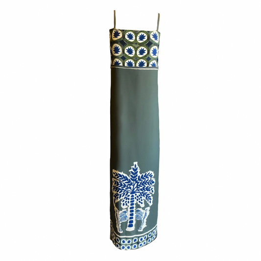 Colección vestidos- vestido verde tiras removibles