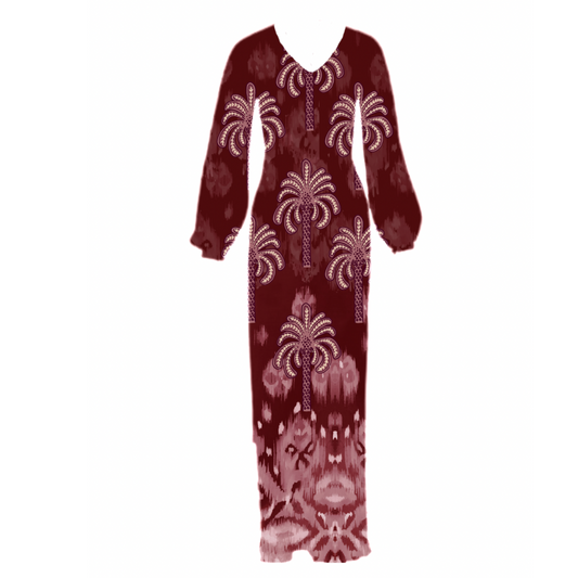 Colección vestidos- palmas ikat