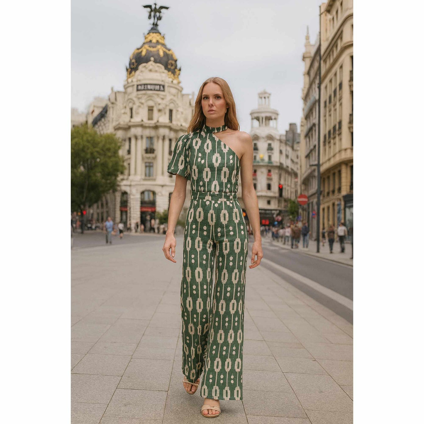 Colección vestidos- enterizo verde