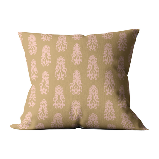 Cojin  Colección home 2025-Loras en la palma -Damask